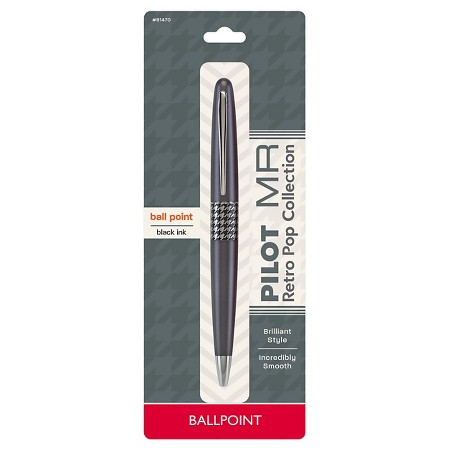Pilot MR Retro Pop Ballpoint Pen Metallic Gray