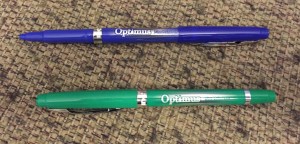 New Inc Optimus Felt Tip Pens Fine Point, 1 pack of 2 Pens