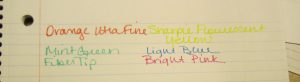 writing sample