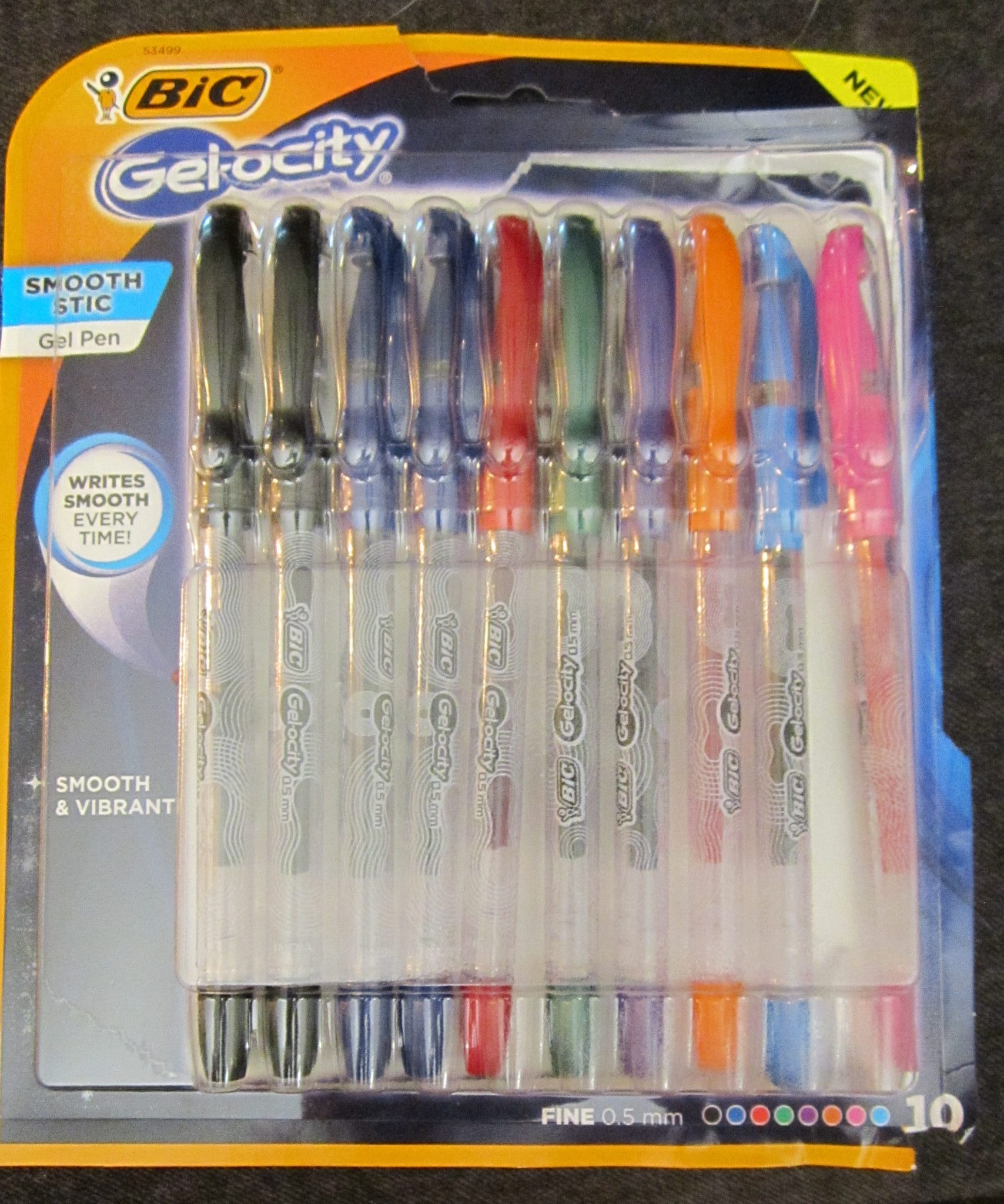 Pen/Pencil Review] BIC Gelocity Stick Pen – 10 count – 0.5mm – Rhonda Eudaly