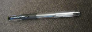 the Uni-Ball Signo 0.38 capped