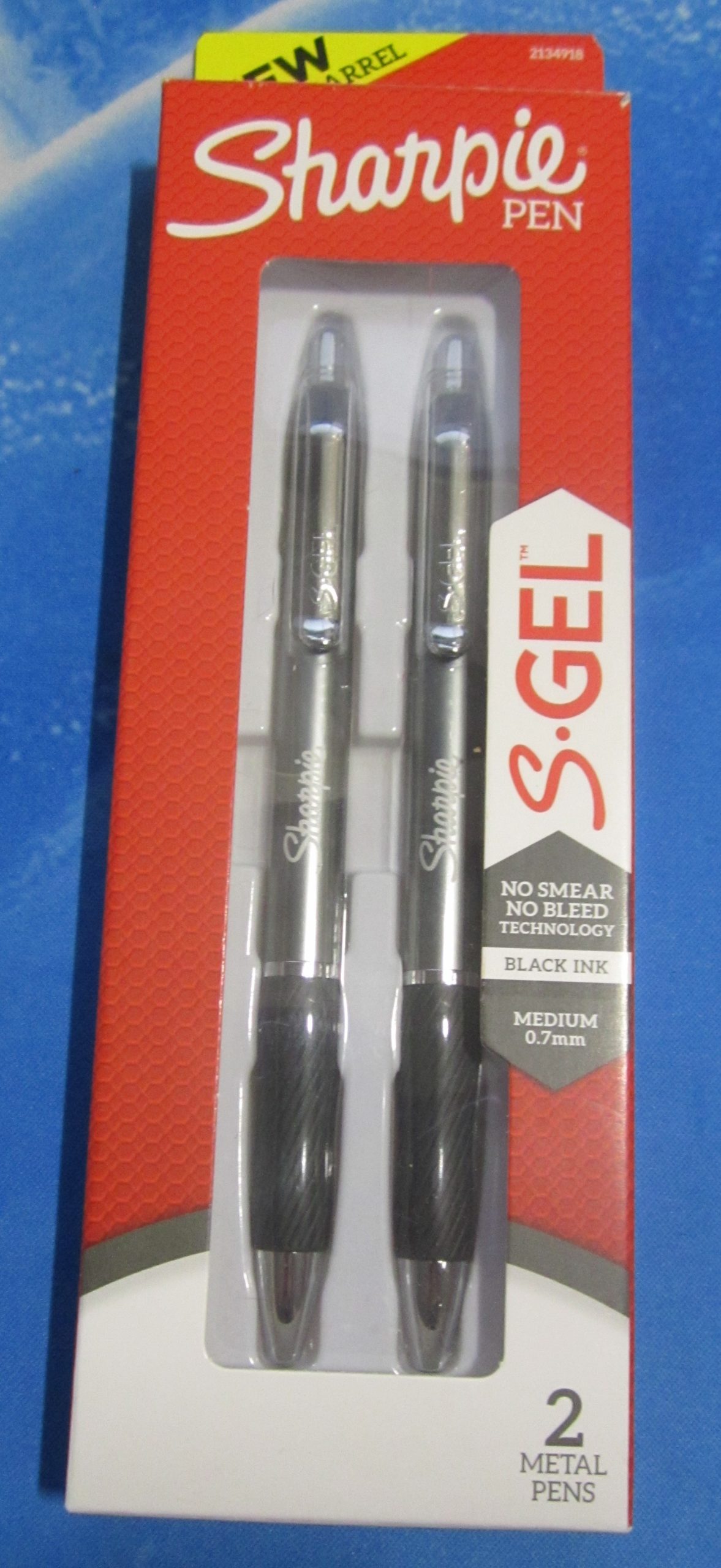Sharpie S-Gel Retractable Pen Medium Point Blue - Ed Her Plastics