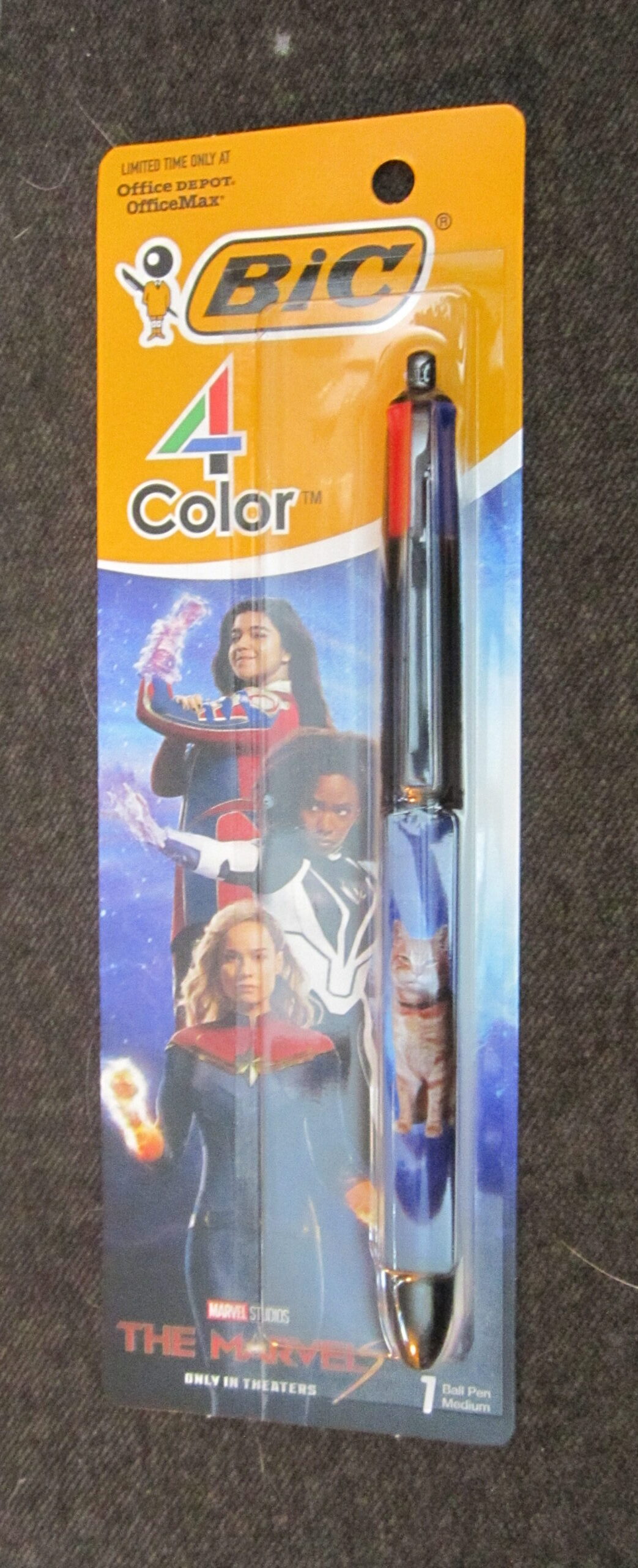Bic Ball Pen, Classic, 4 Color, Medium (1.0 mm)