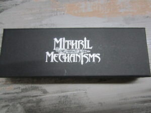 The black and silver Mistril Mechanisms box