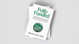 The cover of the Fully Funded book by Mike Kim and Mary Valloni.