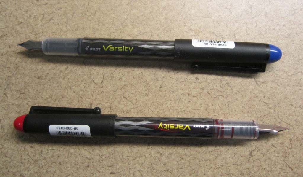 [Pen/Pencil Review] Pilot Varsity Disposable Fountain Pens