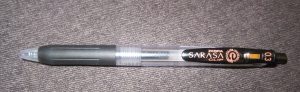 Zebra Sarasa Clip pen tip retracted