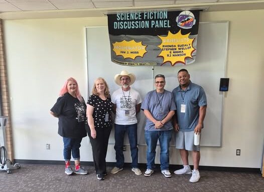 The Sci Fi panel with five people.